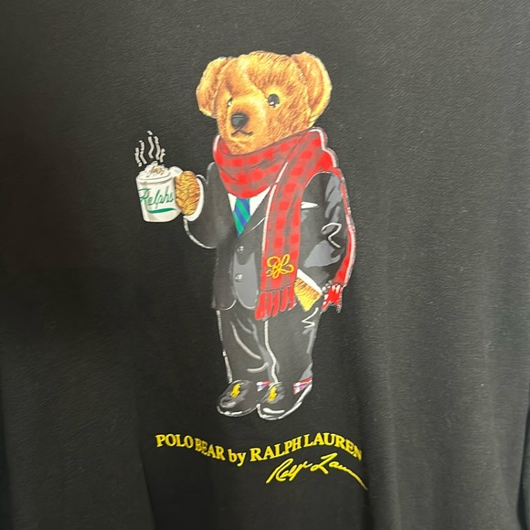 Polo Ralph Lauren lunar new year capsule bear print hoodie in black new with tag - Picture 16 of 16